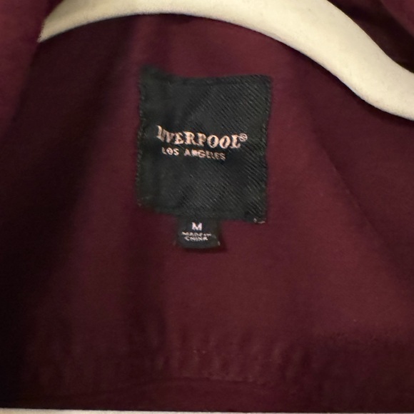 Liverpool Los Angeles Burgundy Jacket - Picture 5 of 5